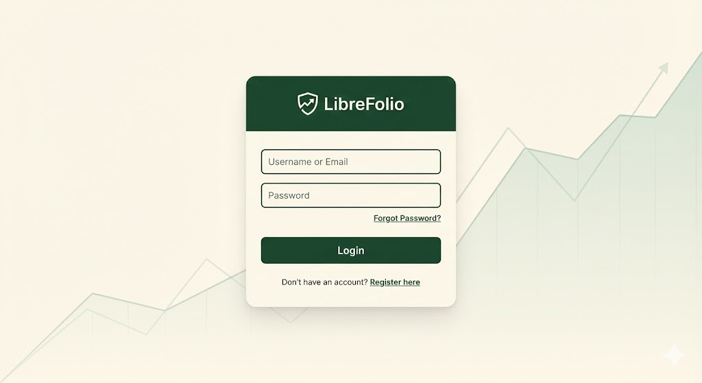 Login Screen 1